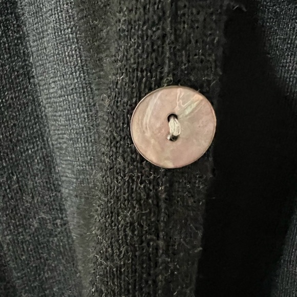 Jos. A. Bank Men's Black extra fine merino wool Sweater, size large, EUC - Picture 4 of 6